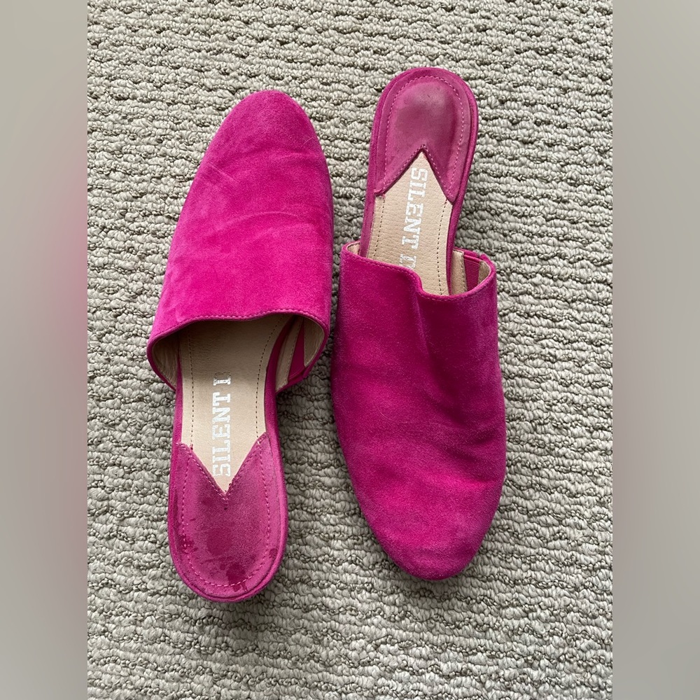 Barbie pink mules - low heel - Silent D - Size 39